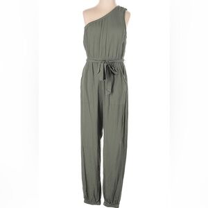 AE Olive Green Jumpsuit with Tie Waist